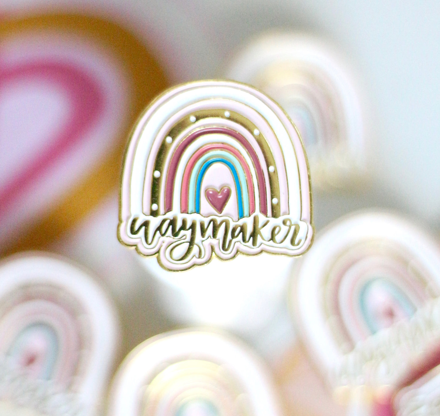 Way Maker, Rainbow enamel pin