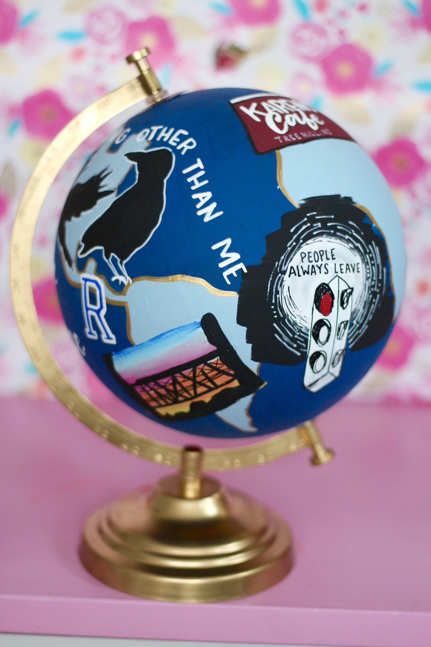 **PRE ORDER**: One Tree Hill, Painted Medium Globe