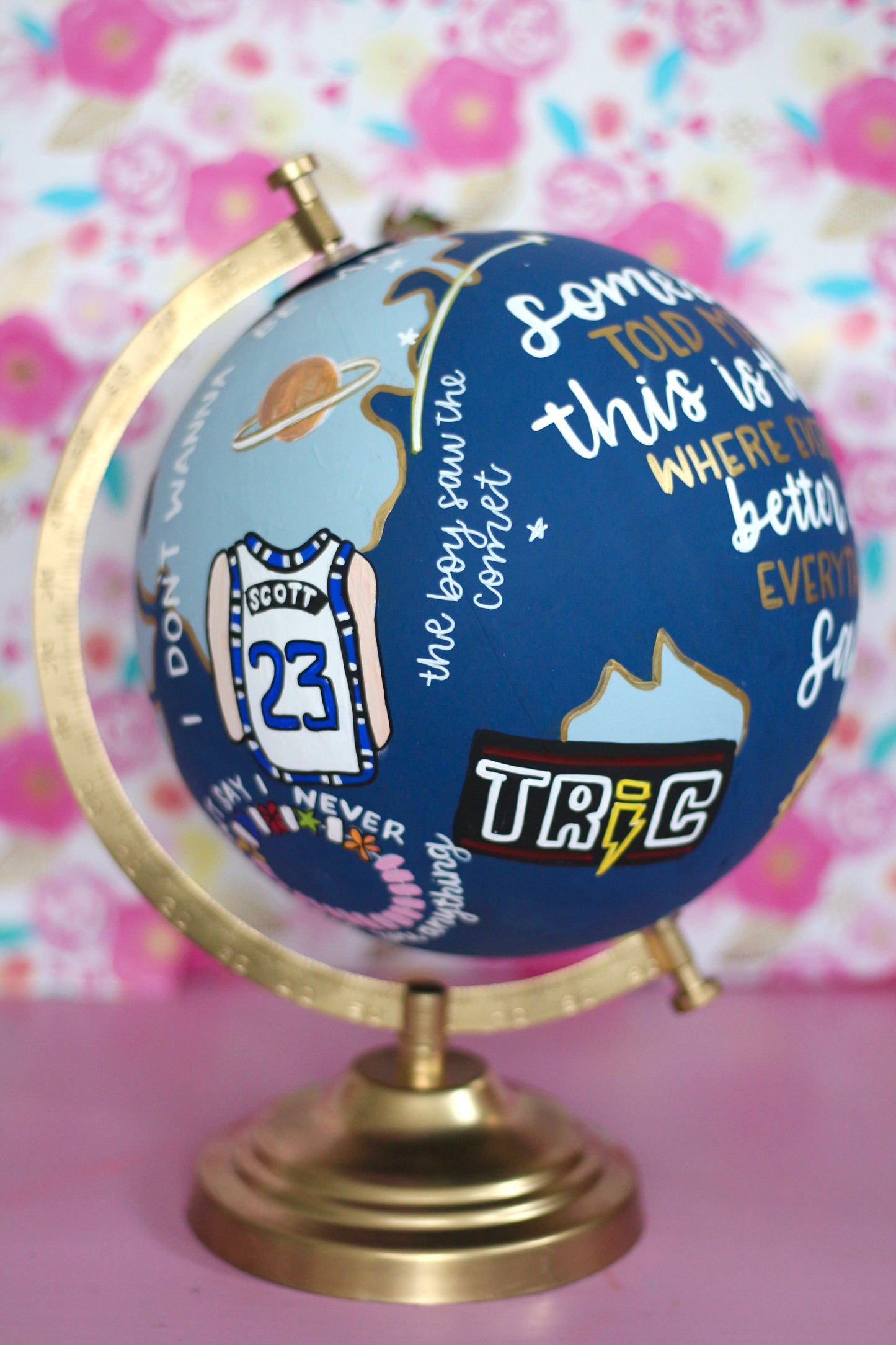 **PRE ORDER**: One Tree Hill, Painted Medium Globe